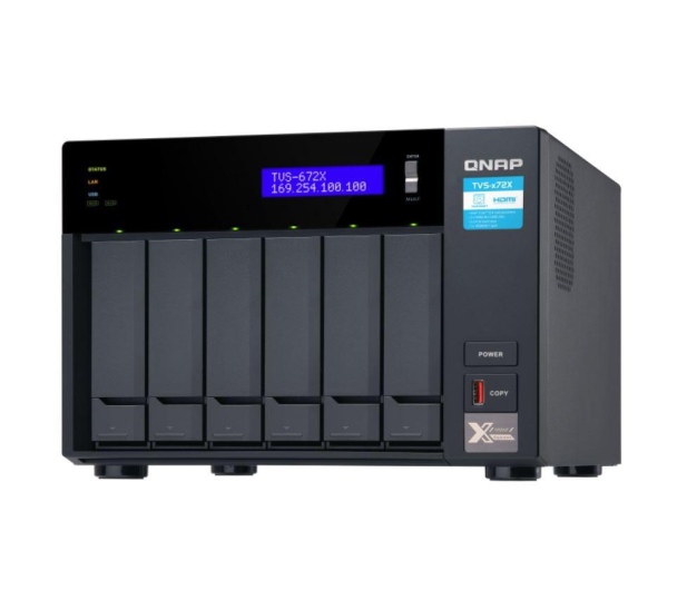 QNAP Serwer NAS TVS-672X-i5-8G 6-bay Intel Core i5-8400T 8GB - 1375126 - zdjęcie 3
